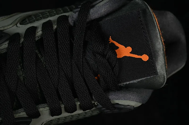 All categories Air Jordan Jordan series basketball shoes Air Jordan 4 X version Undefeated x Air Jordan 4 OG AJ4 Joe 4 olive green suede IB1519-200
